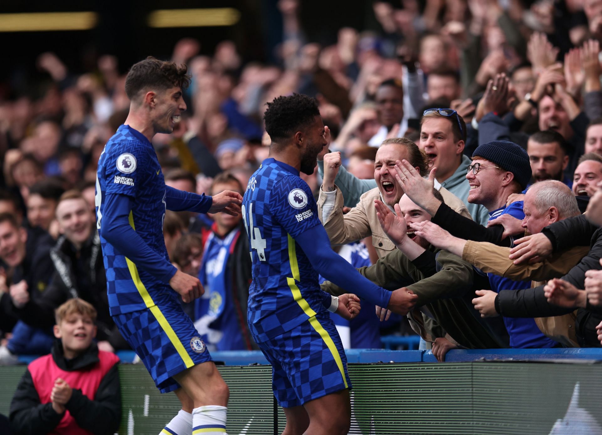 James scored Chelsea's third goal with an excellent finish.